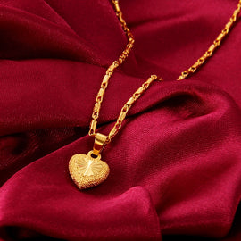 Women Love Heart Pendant Necklace