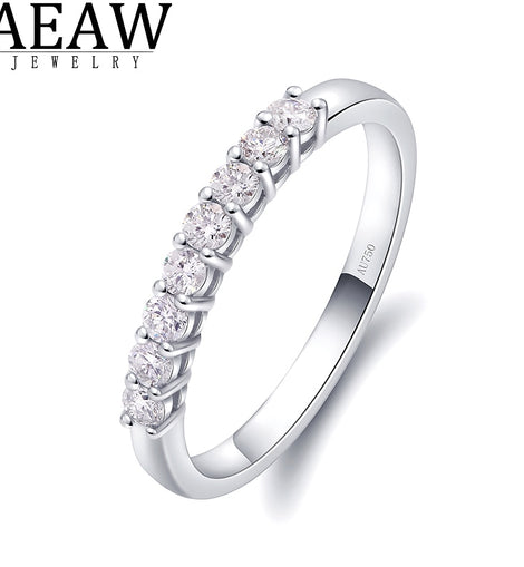 New Wedding Moissanite Lab Grown Diamond Band Ring