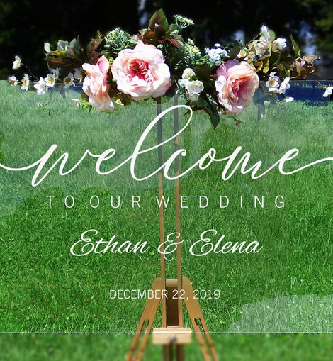 Welcome Sign Wall Sticker