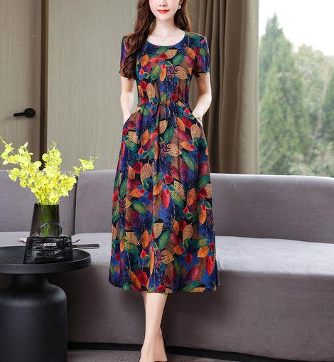 New Fashion Casual Summer Vintage Dresses