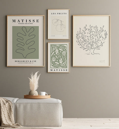 Abstract Matisse Tree Art Exhibition Posters