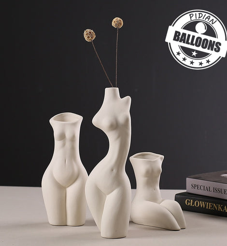 Body Plastic Art Vase